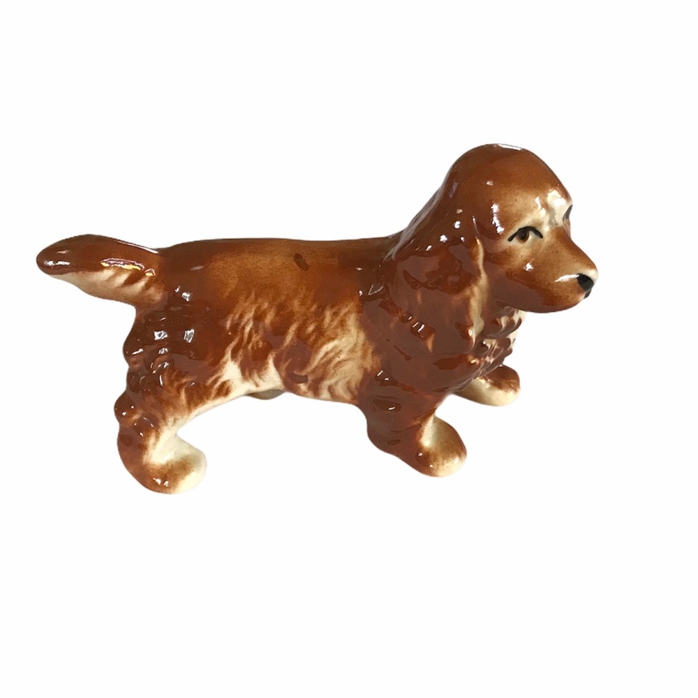 Vintage Dog Figurine Cocker Spaniel Collectibles Dog lover  EXCELLENT CONDITION